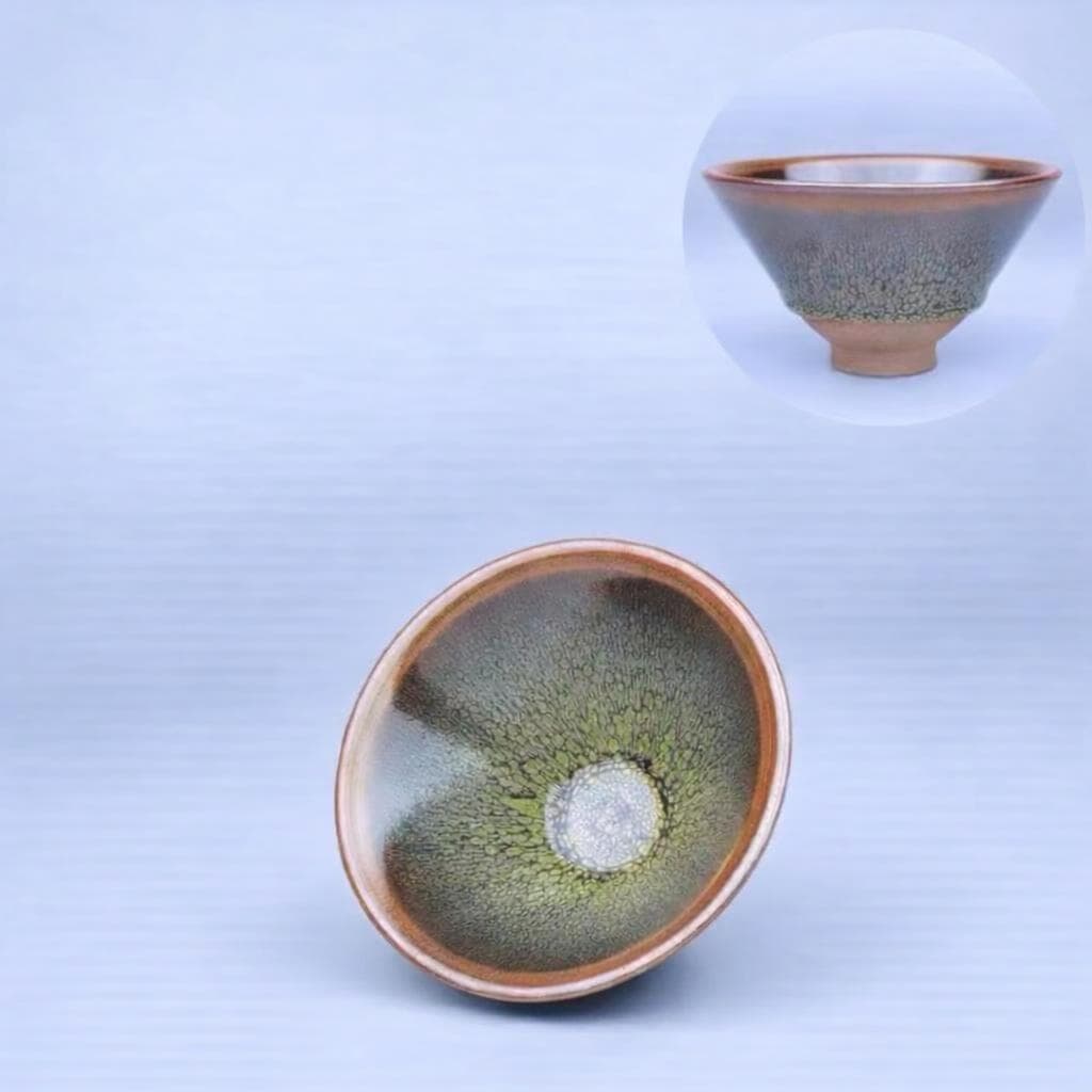 Classical Conical Collection Green Partridge Conical Cup