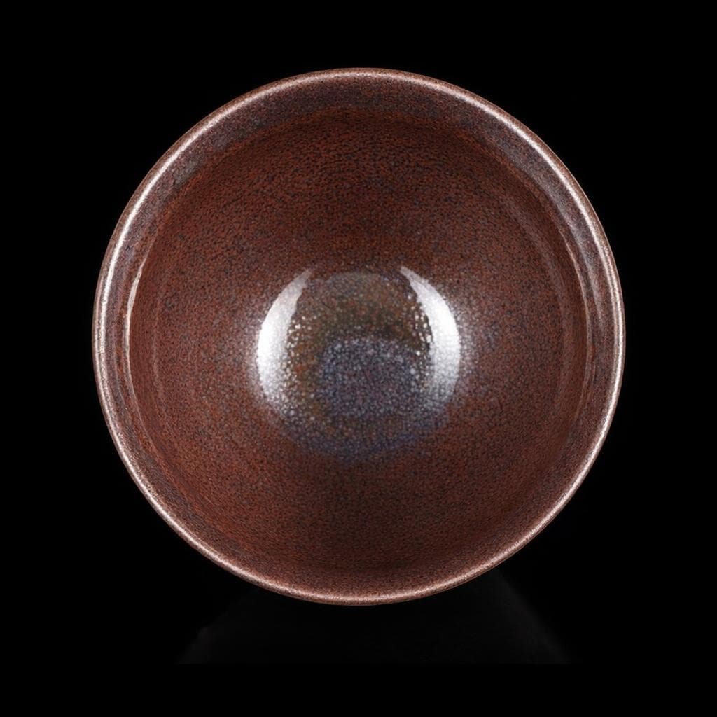 Rust Glaze Cup Regular Top View