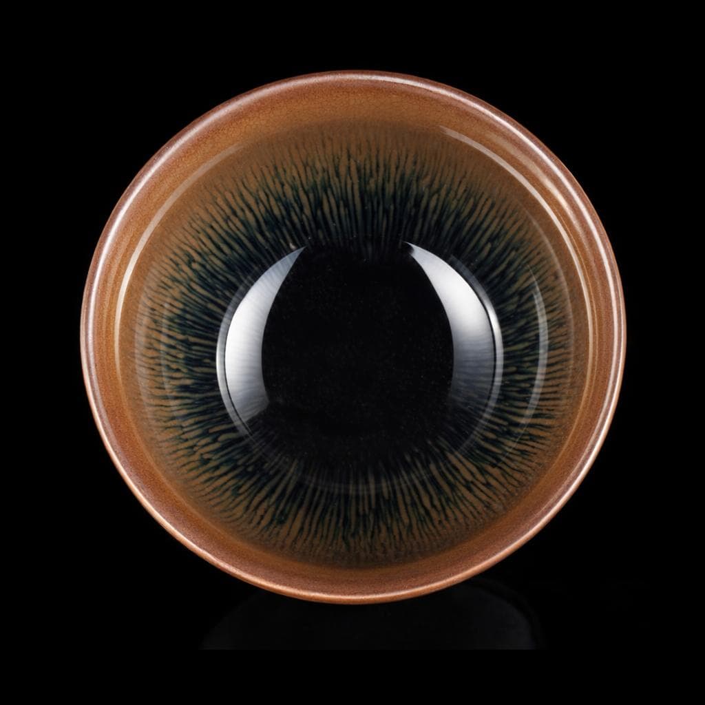 Hare's Fur Glaze Regular Top View